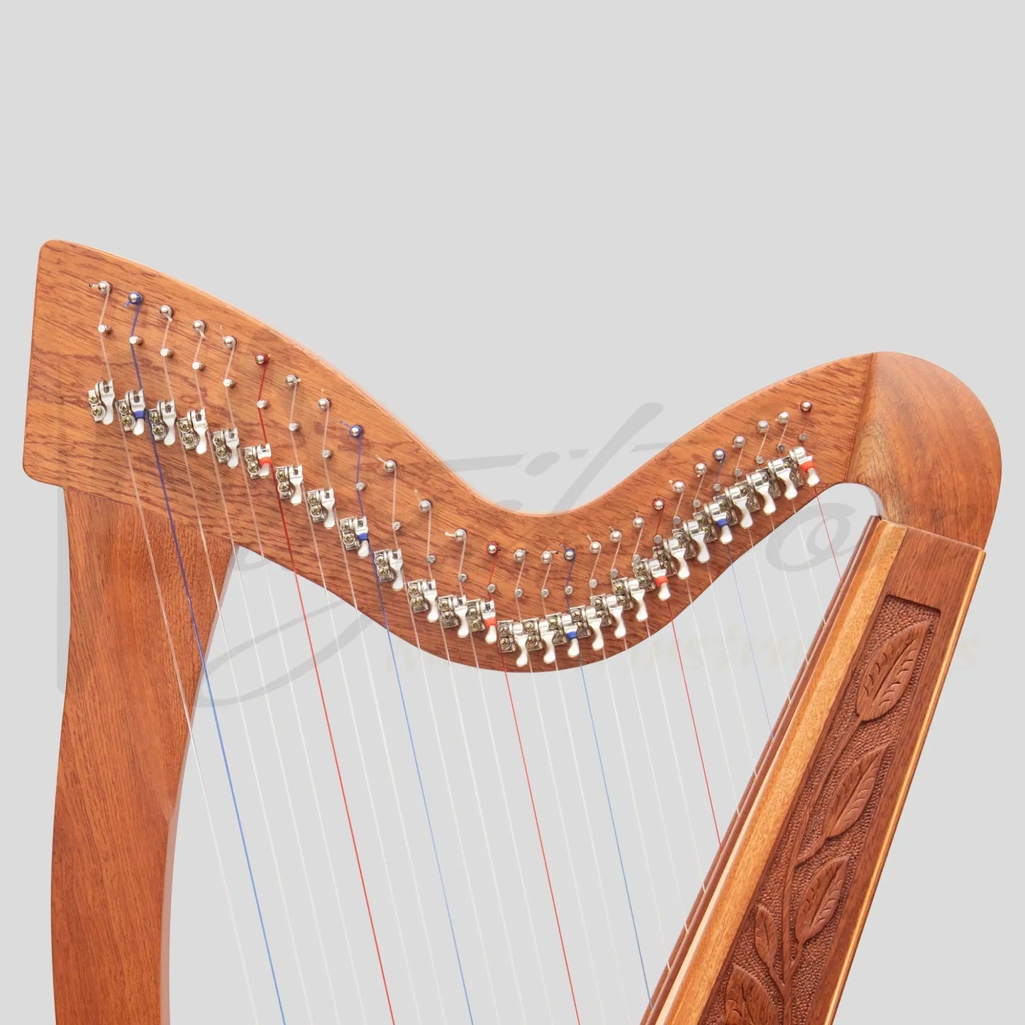 27 String Trinity Harp Mahogany