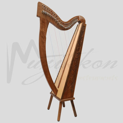 27 String Trinity Harp Walnut