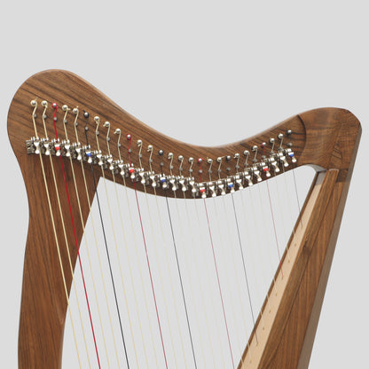 27 String Ard Ri Harp Walnut