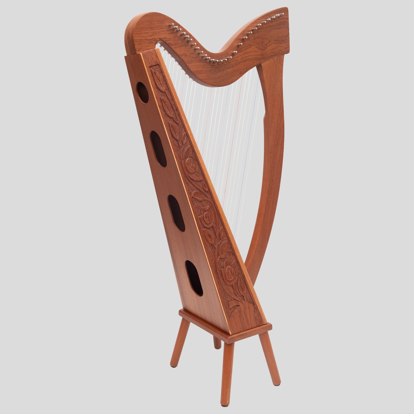 27 String Trinity Harp Mahogany