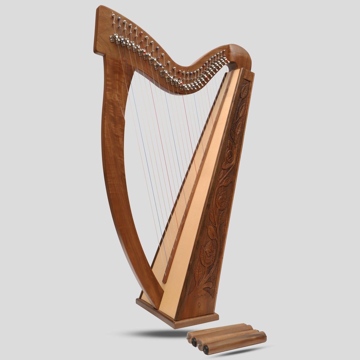 27 String Trinity Harp Walnut