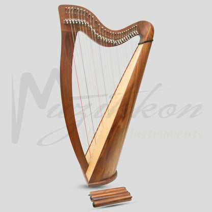 28 String Claddagh Harp Rosewood