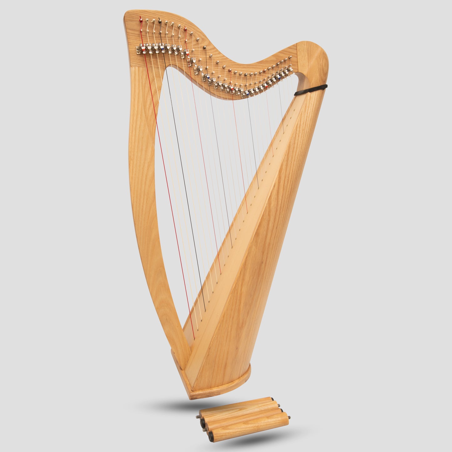 Muzikkon 28 String Claddagh Harp Ashwood