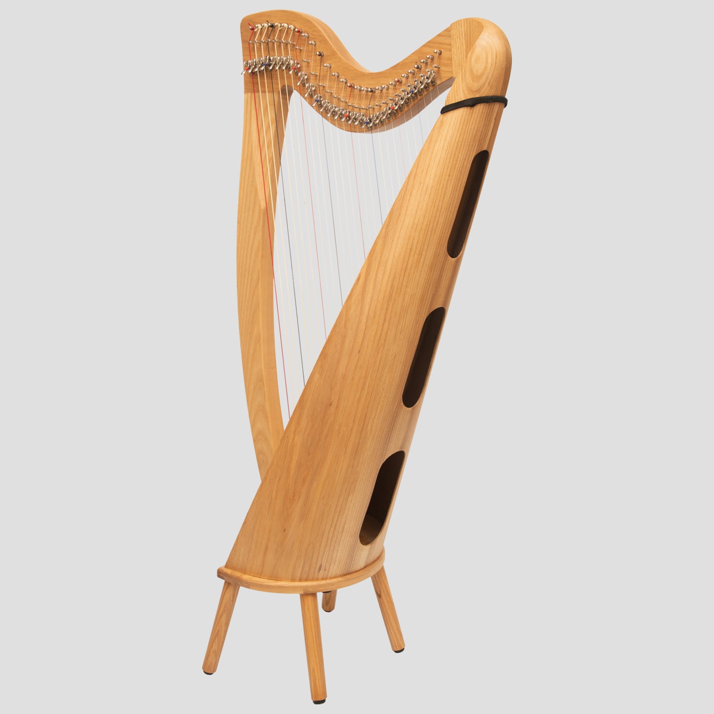 Muzikkon 28 String Claddagh Harp Ashwood