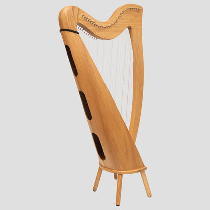 Muzikkon 28 String Claddagh Harp Ashwood