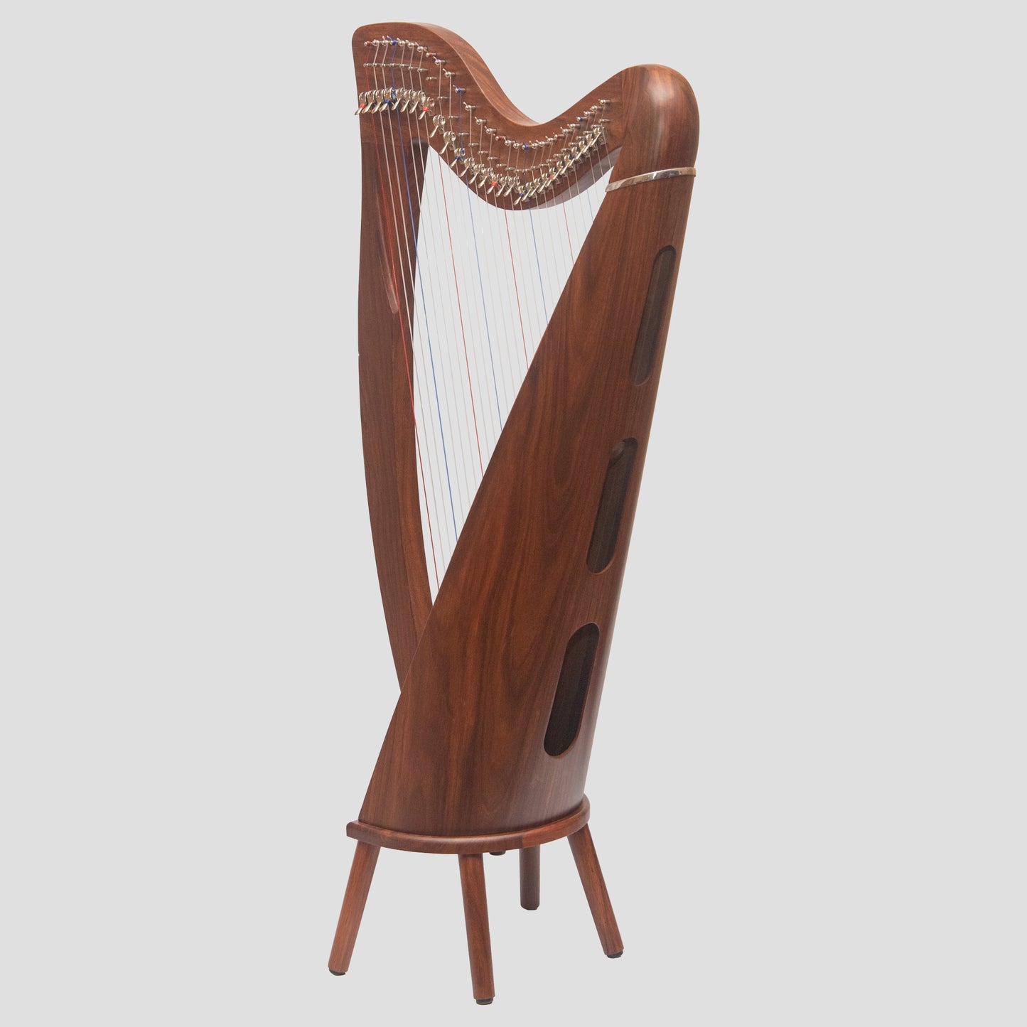 28 String Claddagh Harp Rosewood