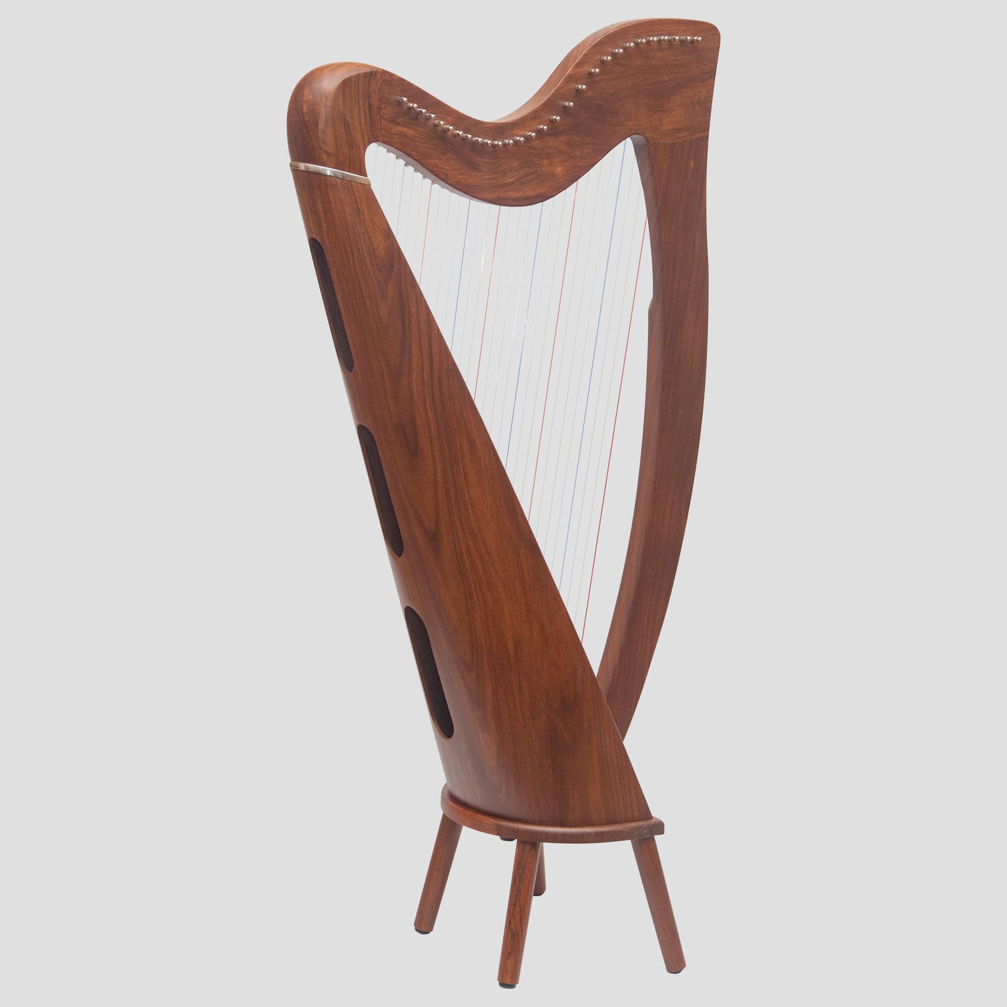 28 String Claddagh Harp Rosewood