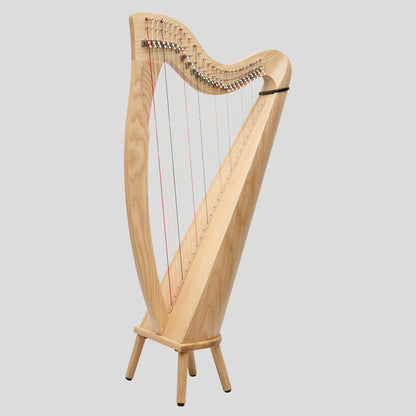 Muzikkon 28 String Claddagh Harp Ashwood