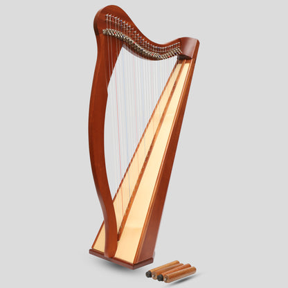 Muzikkon Ard RI Harp, 27 String Mahogany