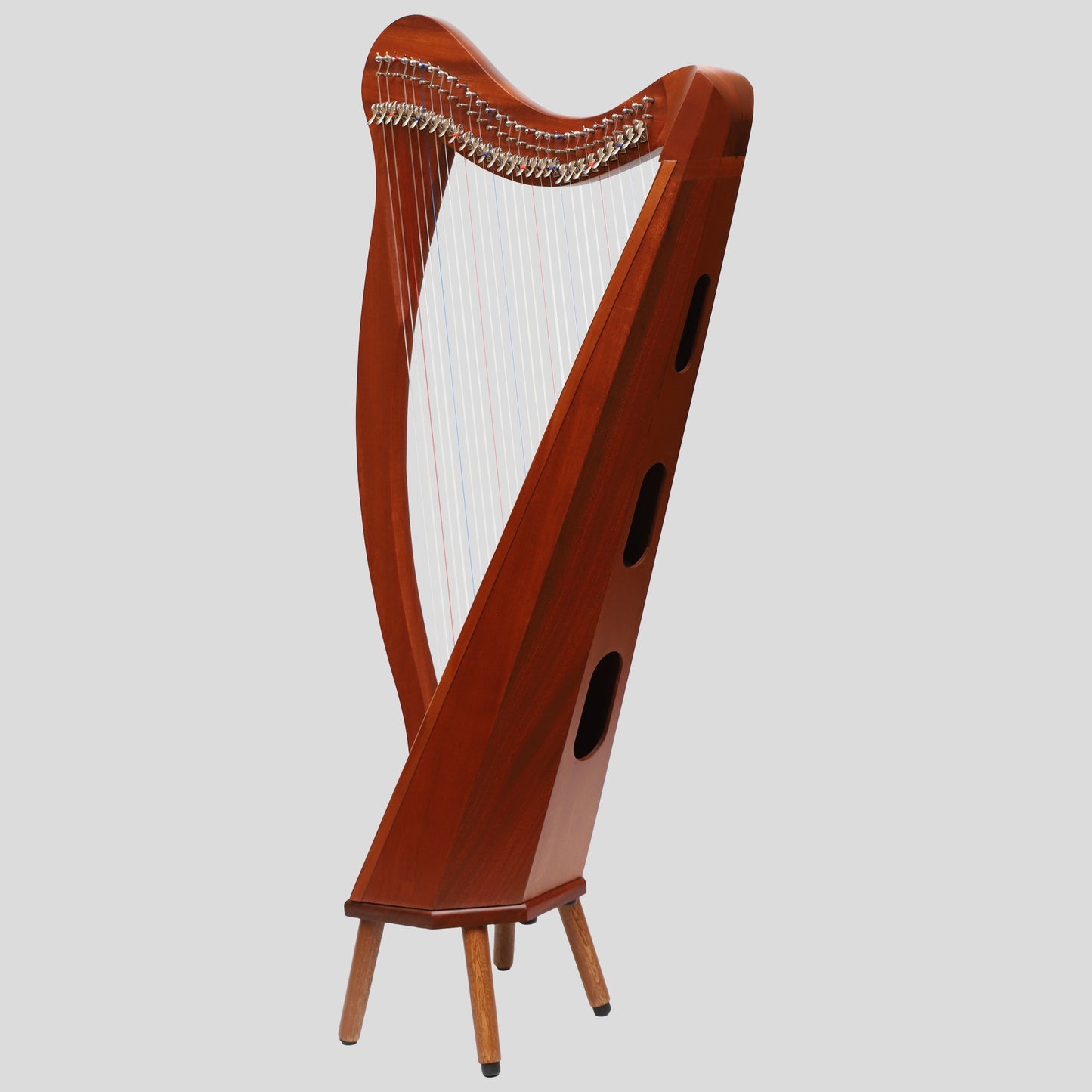 Muzikkon Ard RI Harp, 27 String Mahogany