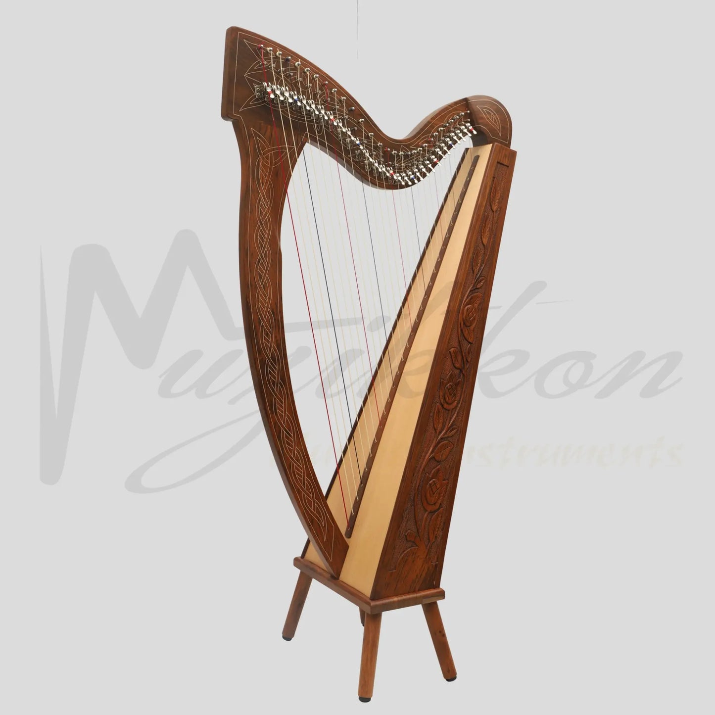 29 String Boru Harp Rosewood