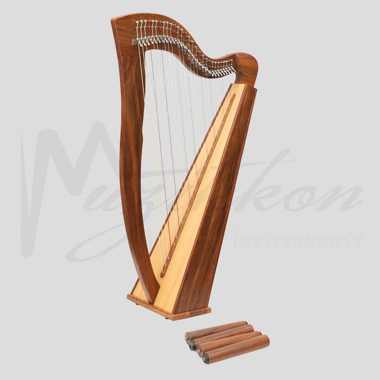 29 String McHugh Harp Square Back Rosewood
