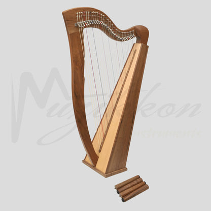 29 String McHugh Harp Square Back Walnut