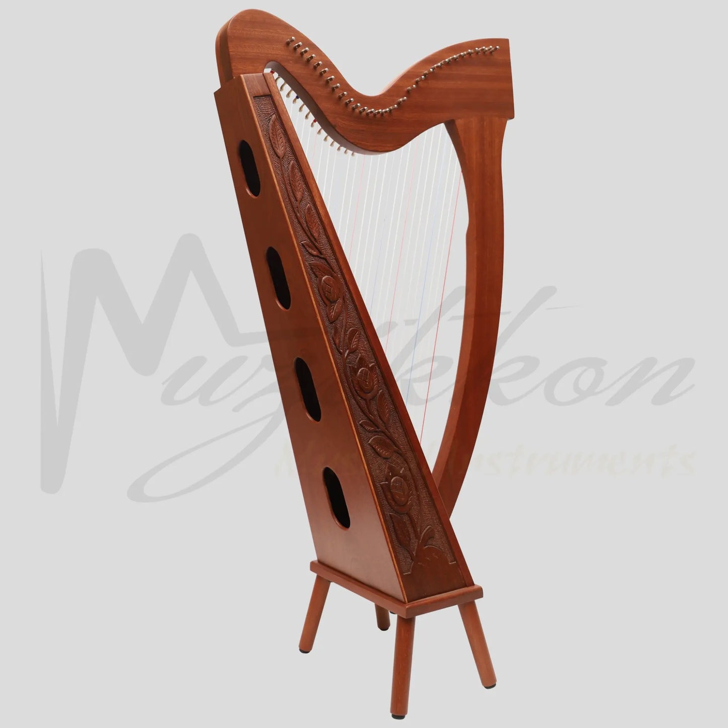 29 Strings Trinity Harp Mahogany