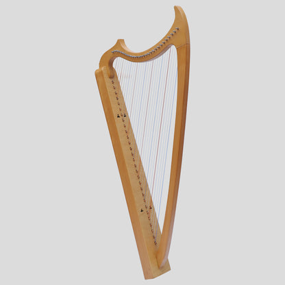 Muzikkon Gothic Harp 29 String Beechwood