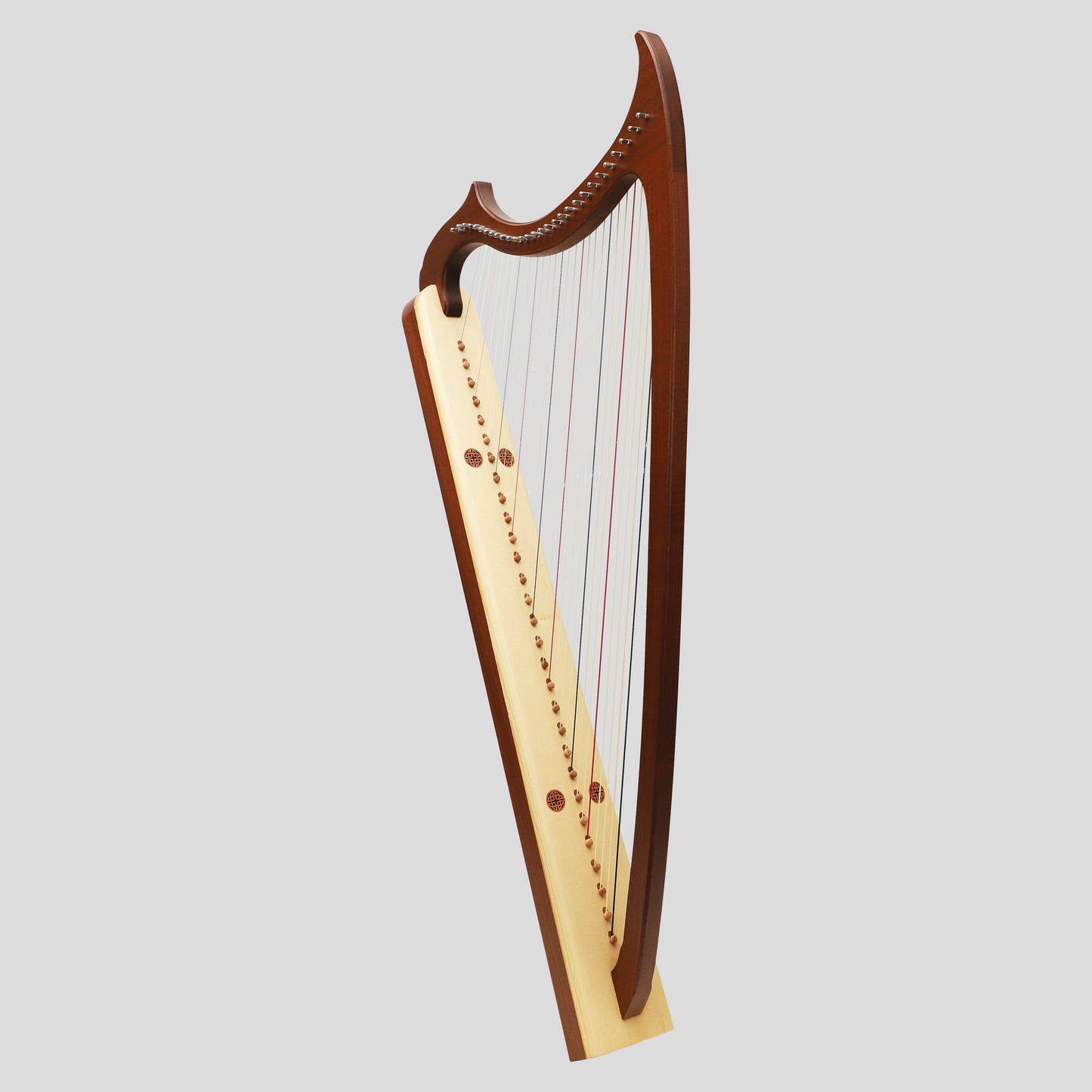 Muzikkon Gothic Harp, 29 String Mahogany