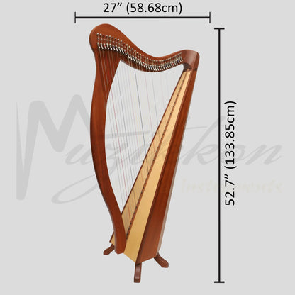 36 String Ard Ri Harp