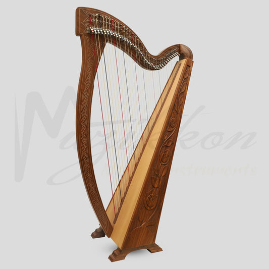 36 String Boru Harp Rosewood