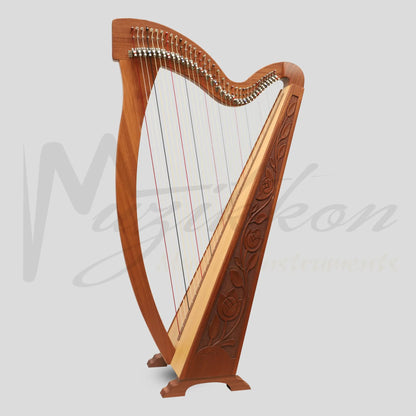36 String Trinity Harp Mahogany