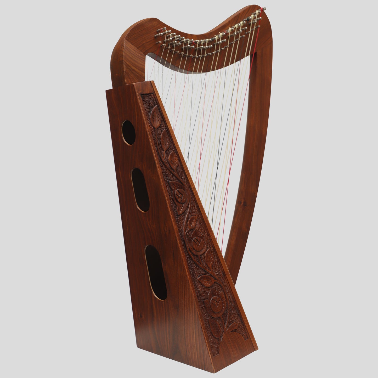 Cross Strung Harp, 38 String Rosewood