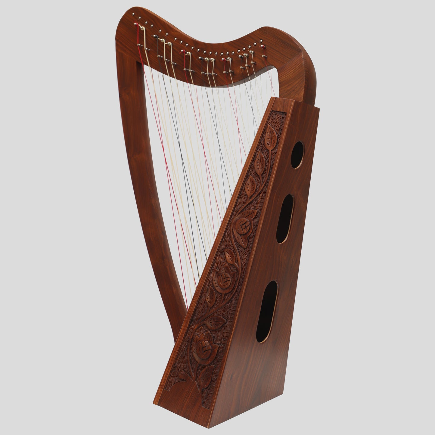 Cross Strung Harp, 38 String Rosewood