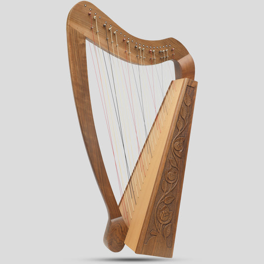 Cross Strung Harp, 38 String Walnut