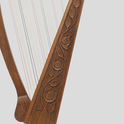 Cross Strung Harp, 38 String Walnut