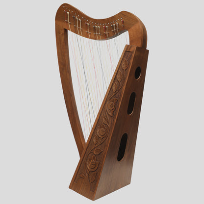 Cross Strung Harp, 38 String Walnut