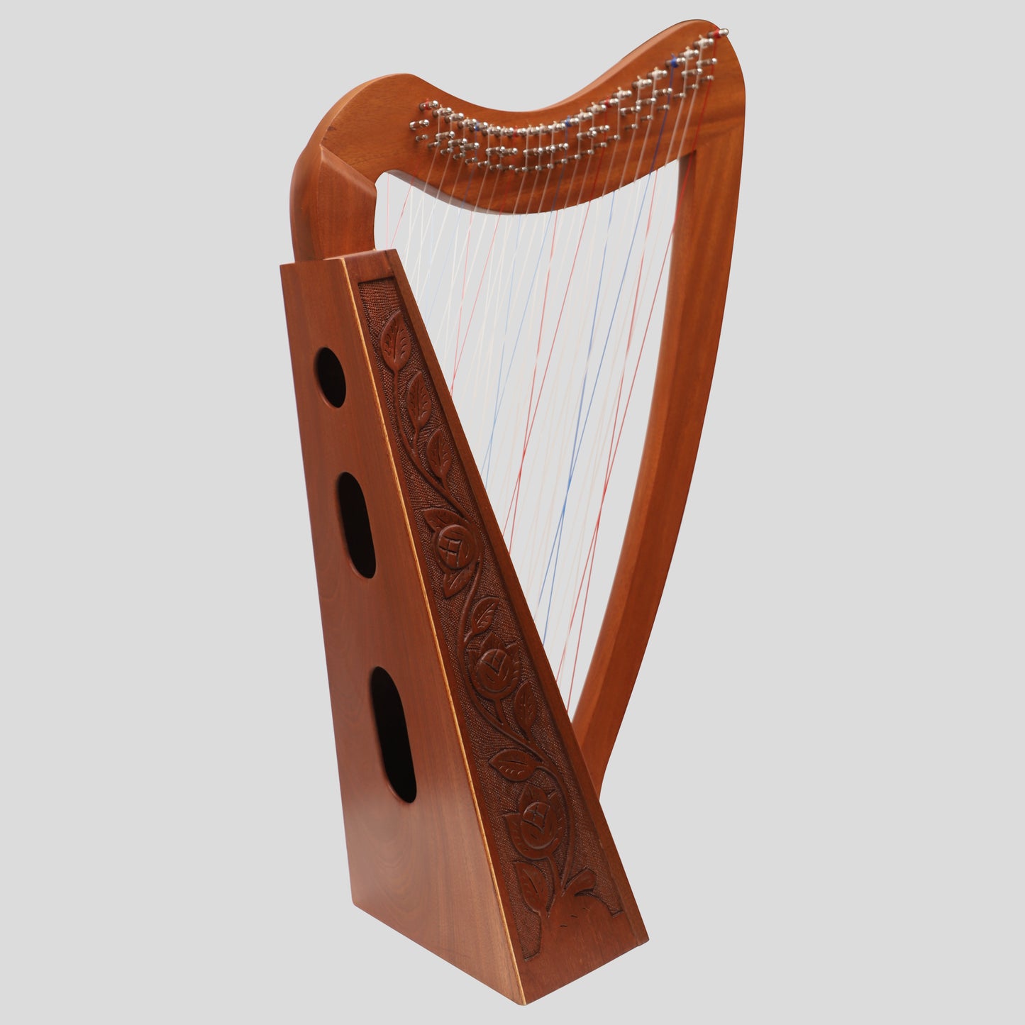 Cross Strung Harp, 38 String Mahogany