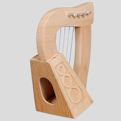 O'Carolan Harp, 5 String Lacewood Knotwork