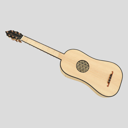 Luth Ébène Renaissance Guitar, 4 course (1st course single string)
