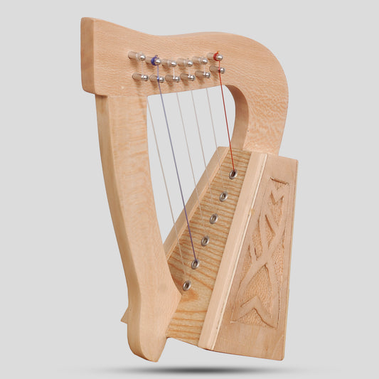 O'Carolan Harp, 6 corde Lacewood Knotwork