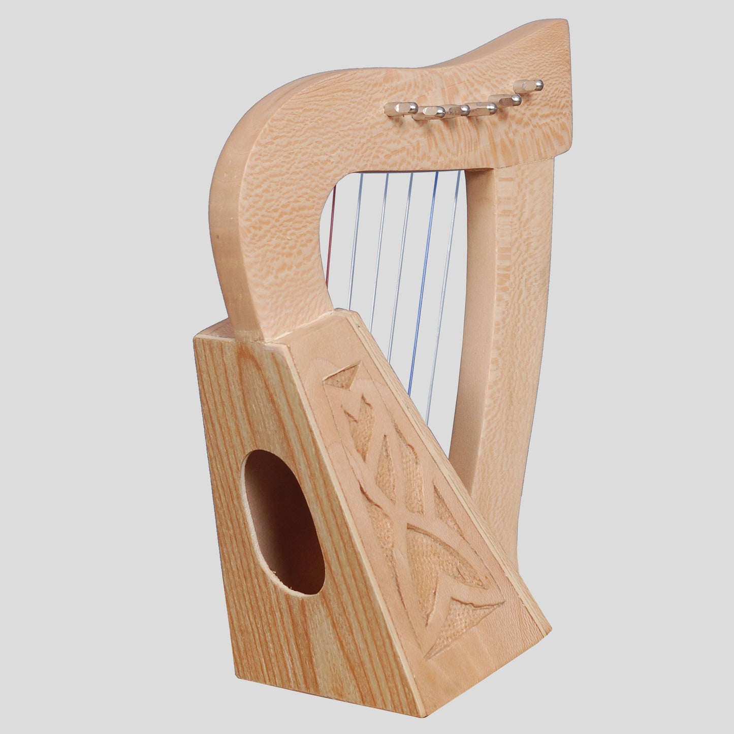 O'Carolan Harp, 6 corde Lacewood Knotwork