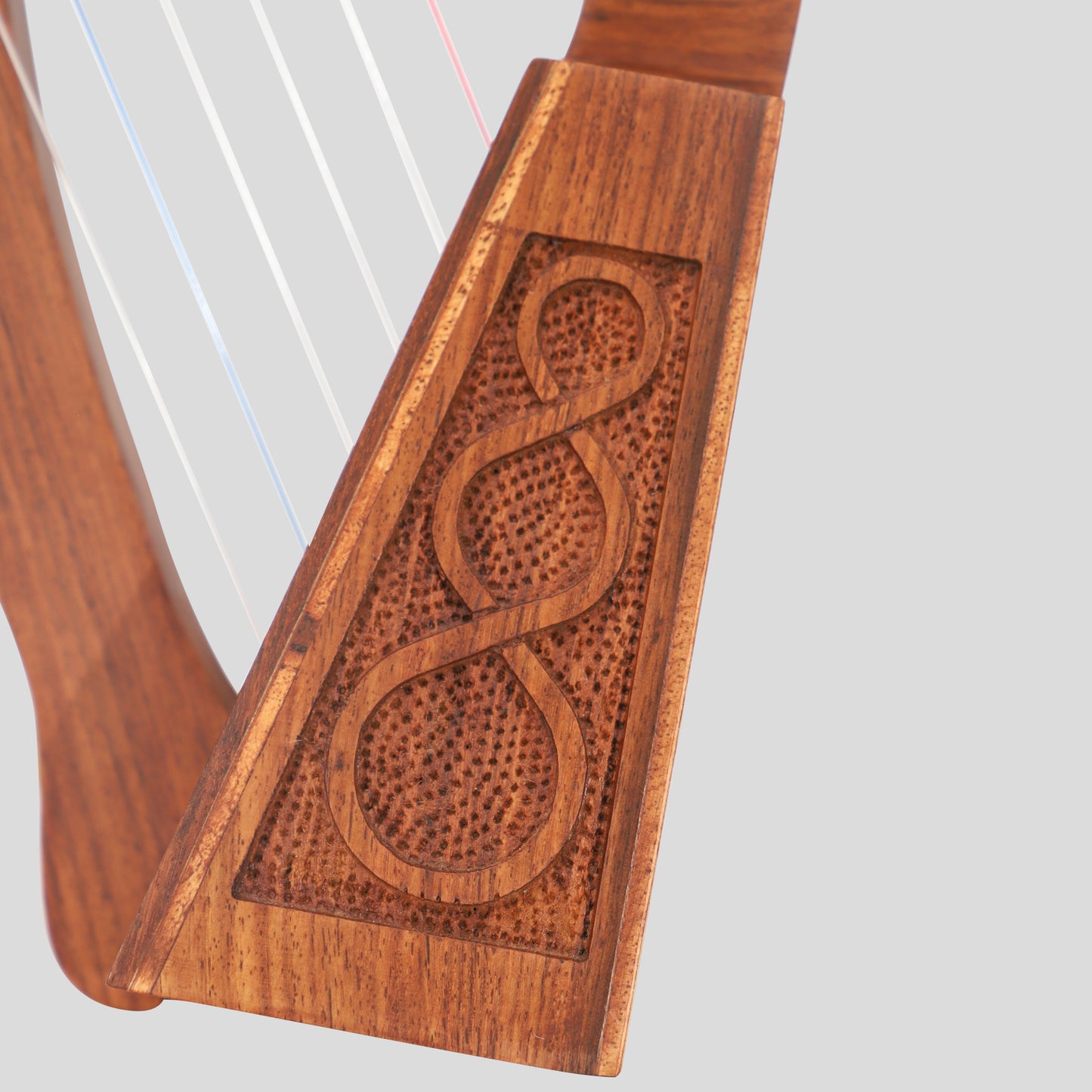 O'carolan Harp, 6 String  Rosewood Knotwork