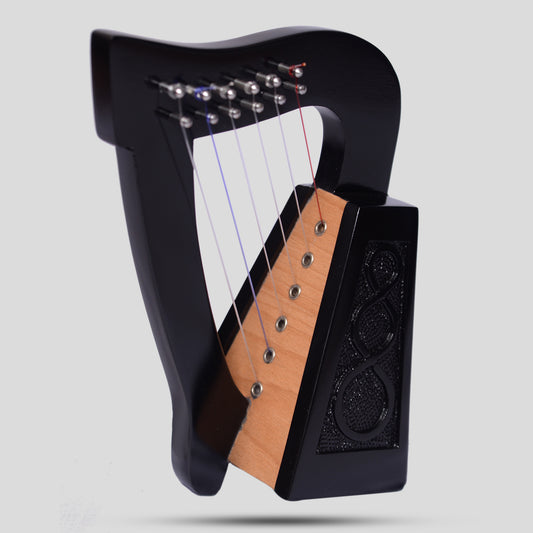 O'carolan Harp, 6 String Black Knotwork