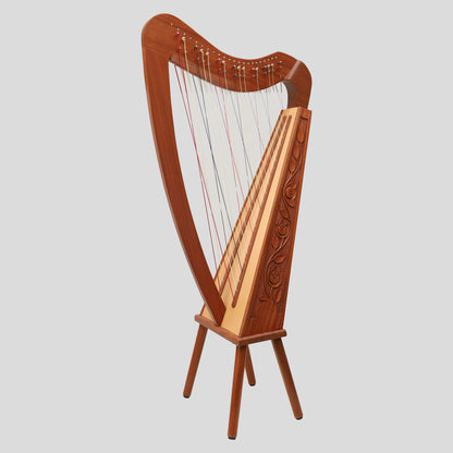 Cross Strung Harp, 38 String Mahogany