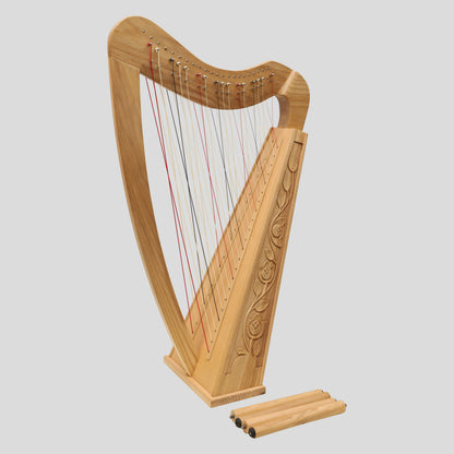 Cross Strung Harp, 38 Strings Ashwood