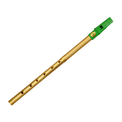 Clare Irish Tin Whistle 2-teilig in D Messinggrün