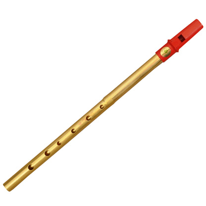 Clare Irish Tin Whistle 2-teilig in D Messing Rot