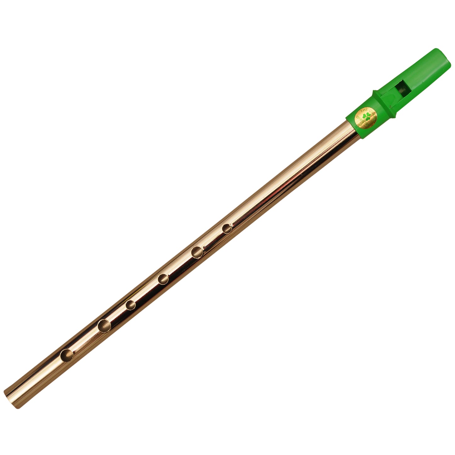 Clare Irish Tin Whistle in D Nickel Green