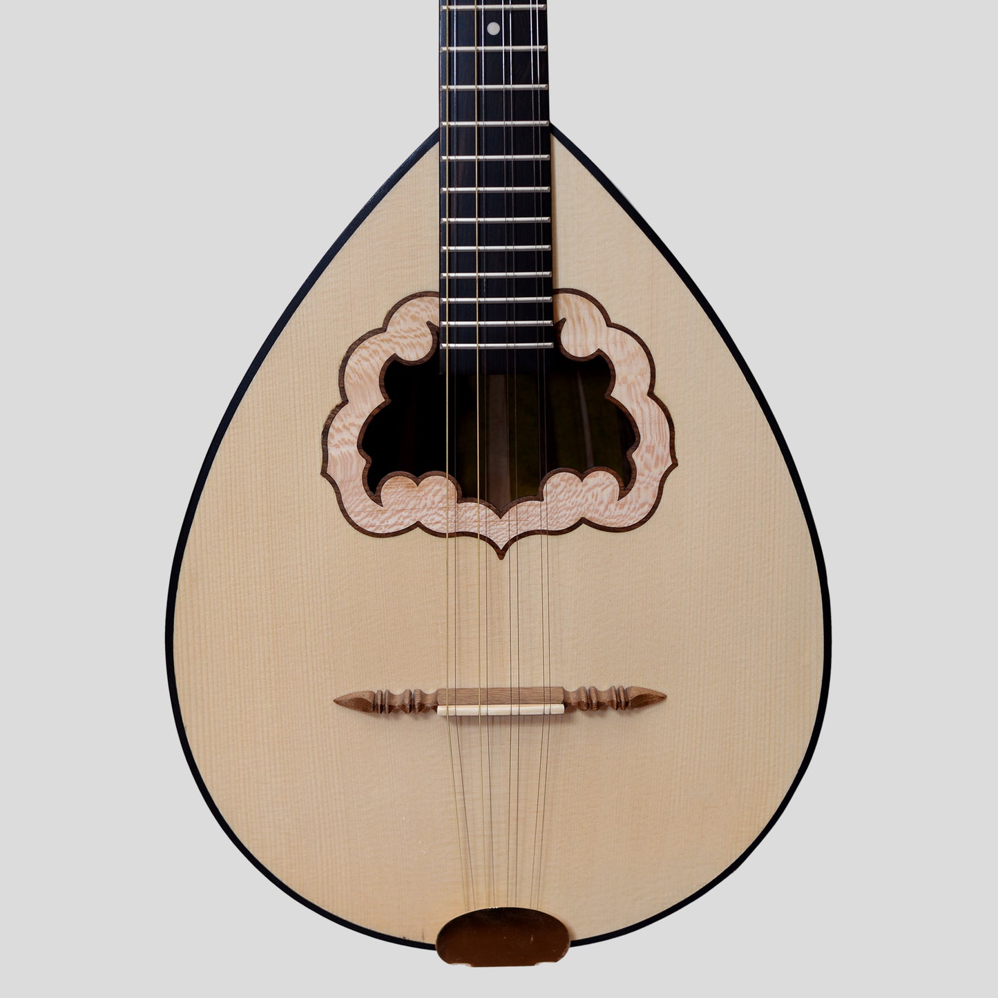 Bouzouki greco acero variegato e noce