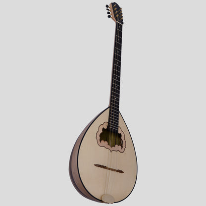 Bouzouki greco acero variegato e noce