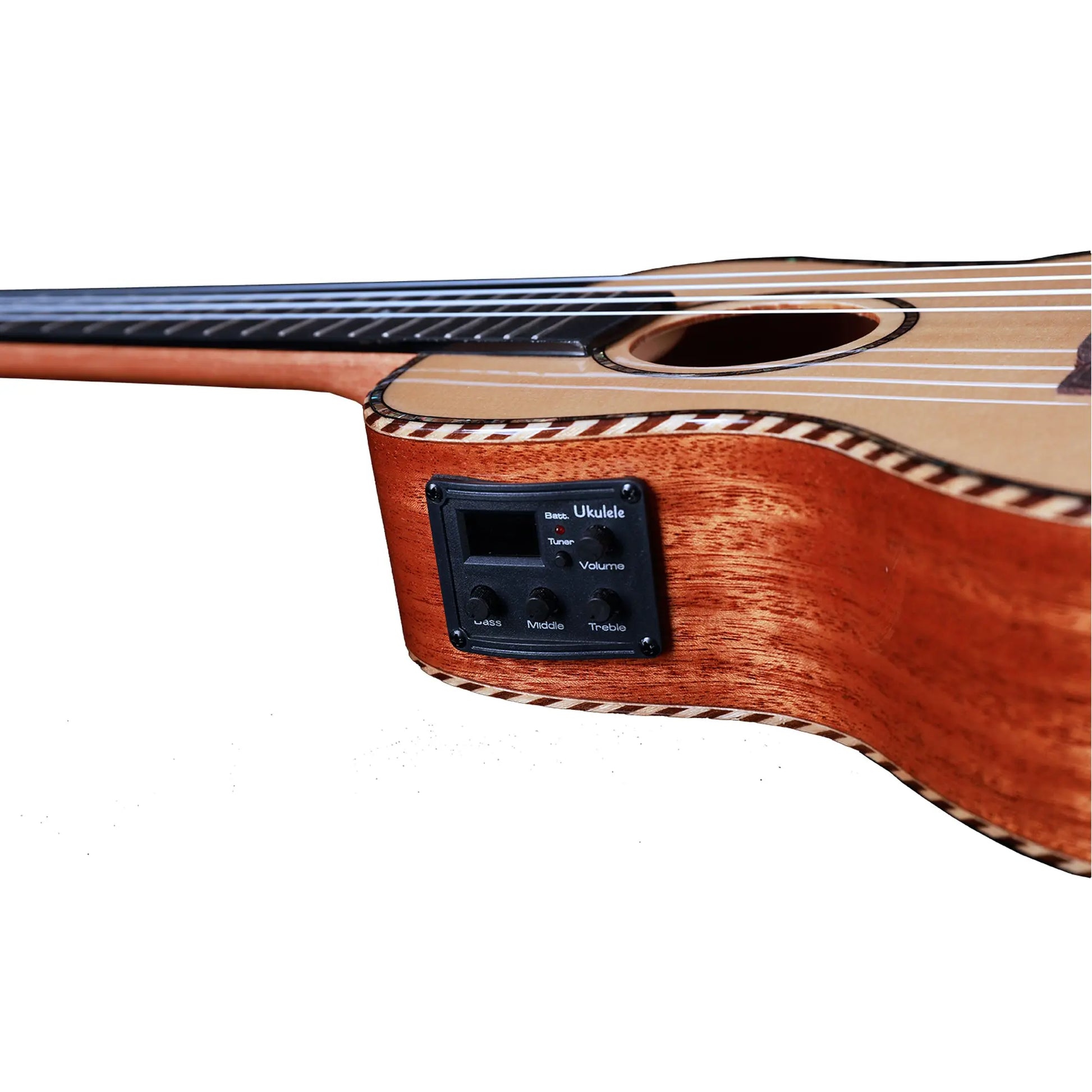 Heartland Concert Ukulele Mahogany with EQ Muzikkon