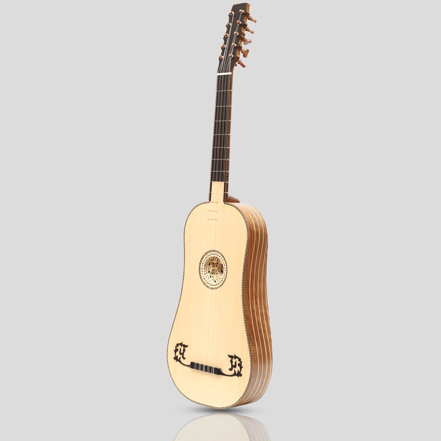 Chitarra barocca Heartland Sellas, mano sinistra di noce a 5 portate