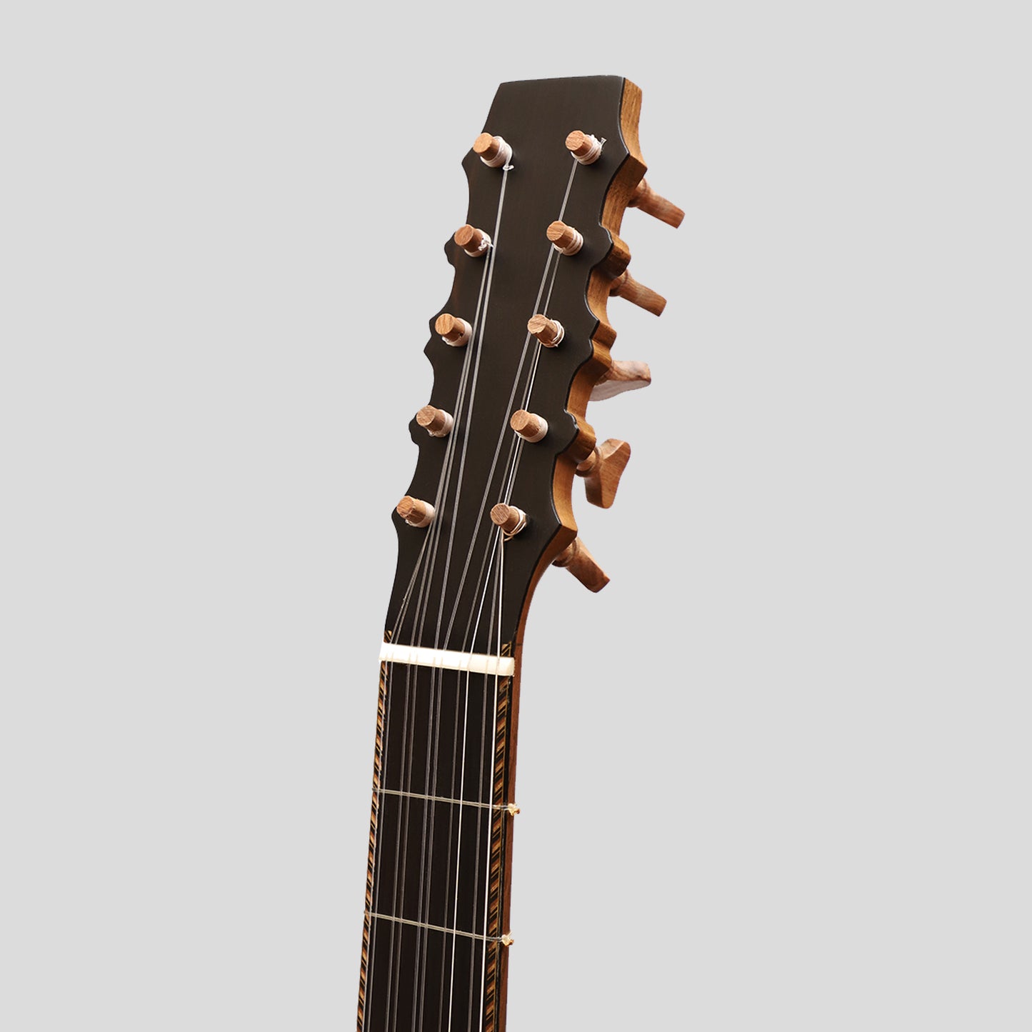 Heartland Sellas Baroque Guitar, 5 Course Walnut Left Hand