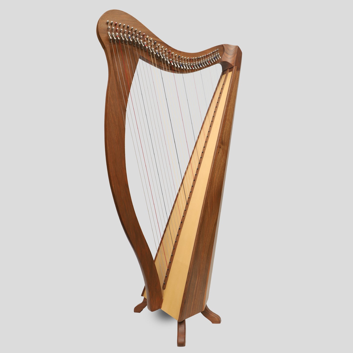 Muzikkon 36 String Ard Ri Harp Walnut