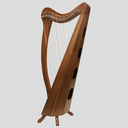 Muzikkon 36 String Ard Ri Harp Walnut