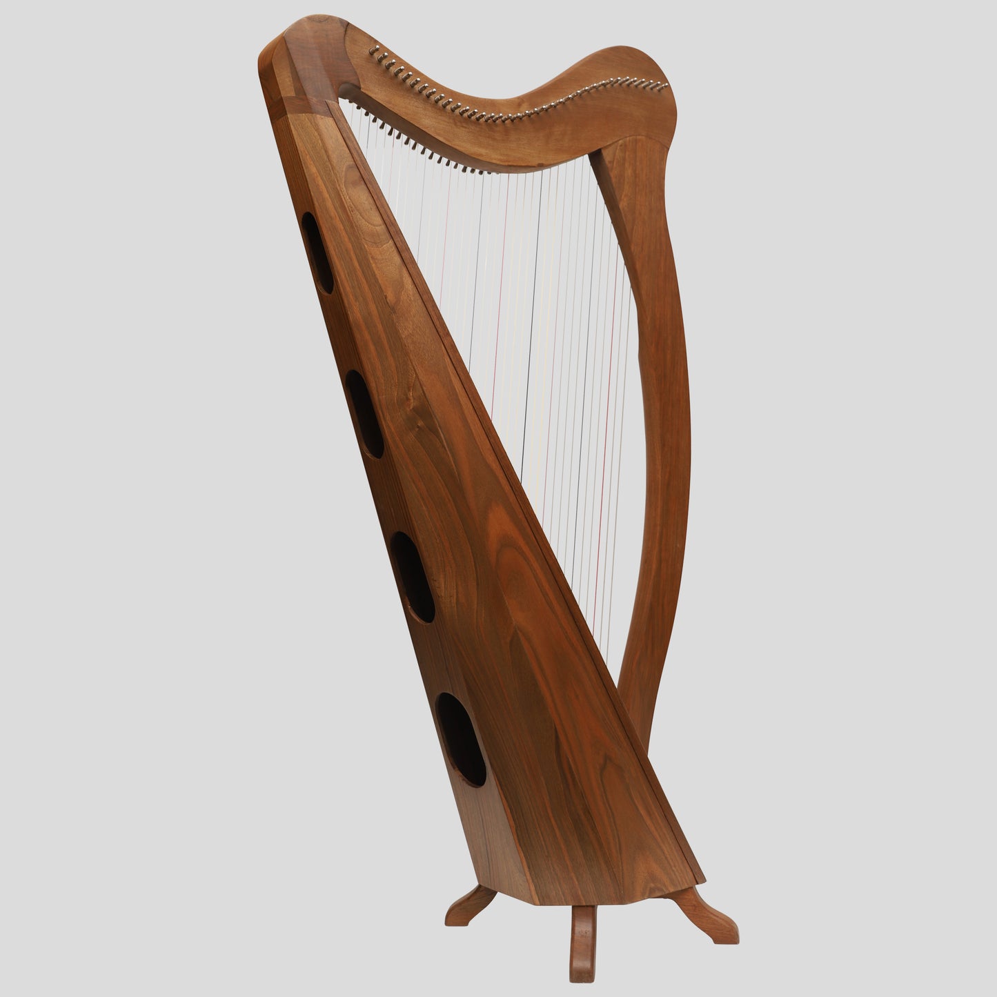 Muzikkon 36 String Ard Ri Harp Walnut