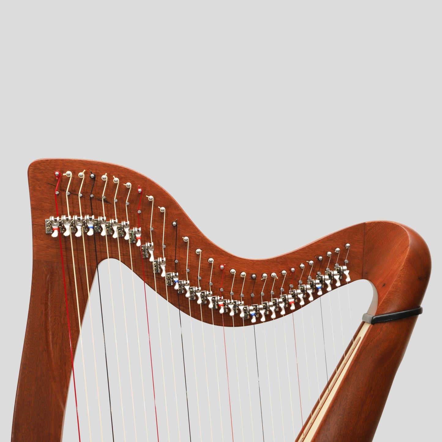 Muzikkon 28 String Claddagh Harp Mahogany