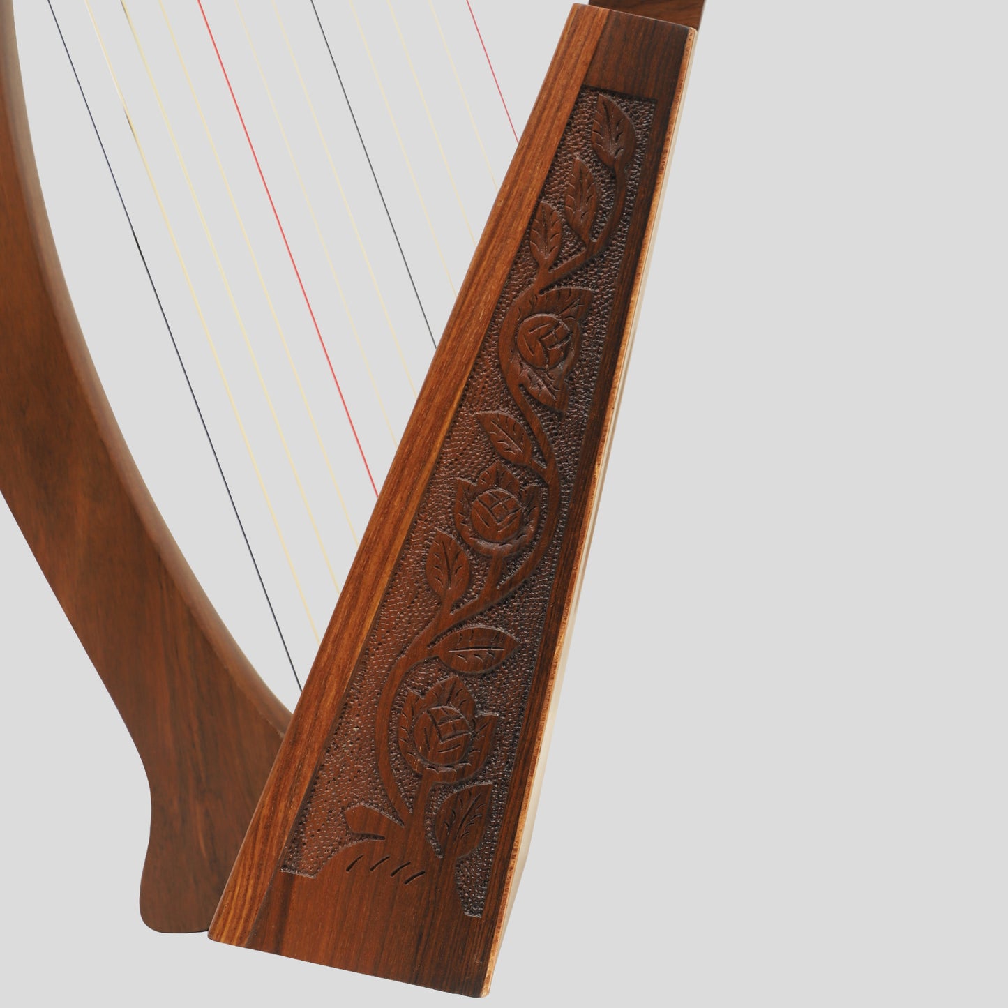 O'Carolan Harp 12 Strings Rosewood with Sharpening Levers